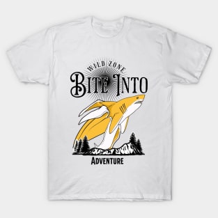 Bite Into Wild Zone - Adventurous Shark T-Shirt